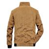 Men's Winter Velvet Thickened Warm Lapel Cotton Coat Men's Fashion Casual Corduroy Jacket Cotton Coat