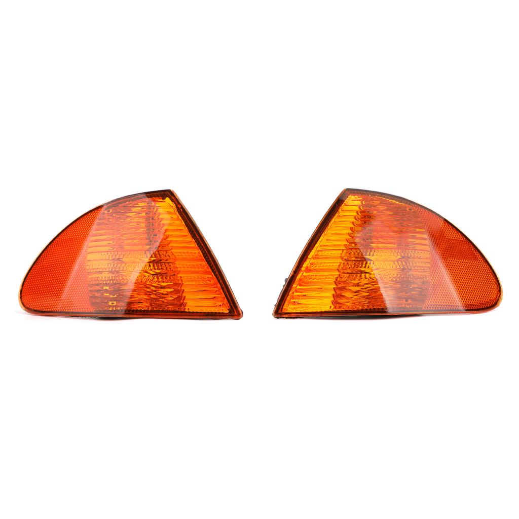 Pair Amber Corner Side Light For BMW 3 Series E46 98-01 Sedan 63136902766