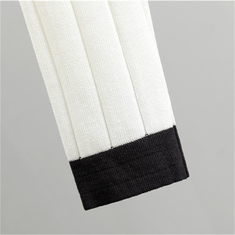 Women's Autumn and Winter High-end Dress Set Half Skirt Knitted Cardigan Two-piece Dress Set