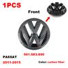 148mm 99.5mm ABS Emblem Car Front Hood Rear Boot Tailgate Bonnet Logo Sticker For Volkswagen PASSAT B6 B7 2011-2015 Accessories
