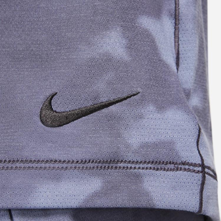 Nike Dri-Fit All-Over Print Crew Neck Pullover Short Sleeve T-Shirt Men Tops Iron-Black DX0923-015