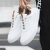 Nuove scarpe da uomo traspiranti di alta gamma per la primavera e l'estate, scarpe da ginnastica con plateau, tendenza, scarpe da skate, casual da uomo, antiscivolo, scarpe bianche