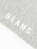 BEAMS BMS Logo One 11430150324 Ponožky, Pánské bílé, Velikost,