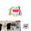 Kids Animal Knitted Carryall With Polyester Lining For Daily Use