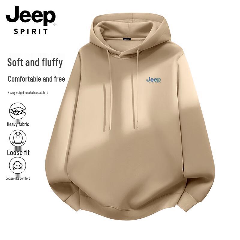 

JEEP SPIRIT Men s Loose-Fit Hooded Sweatshirt 2XL