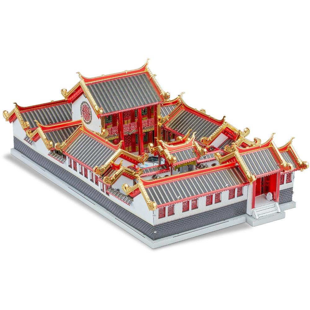 Rompecabezas de Metal 3D Piececool para Adulto Estilo Chino Kits de Construcción Modelo DIY para Juguete de Rompecabezas