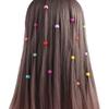 40pcs/set Plastic Mix Colorful Hair Beads Hollow Hair Claw Clips Cute Hair styling tool  Kids