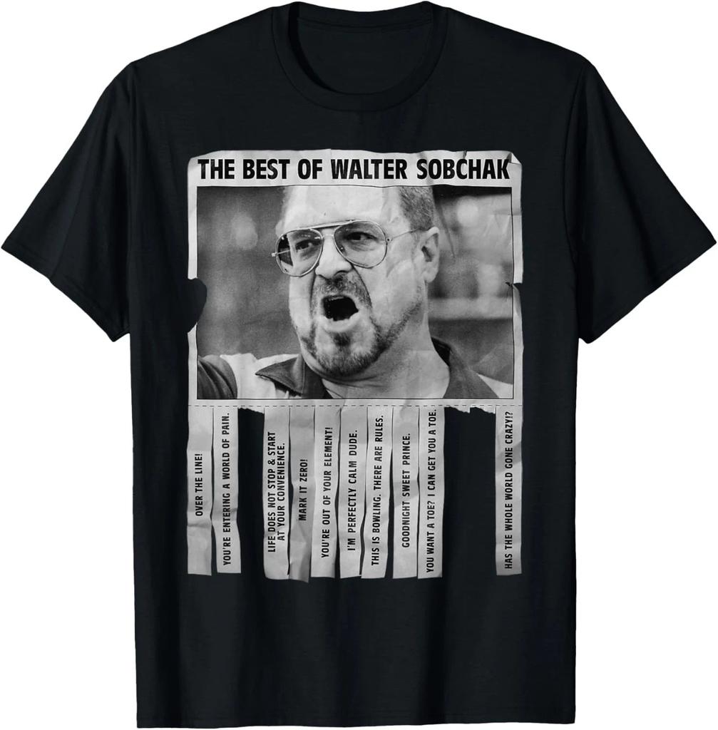 The Big Lebowski The Dude Movie Print Short Sleeve Tshirt Funny Humor Tee Unisex Women Harajuku Vintage Streetwear Summer Tee Tops