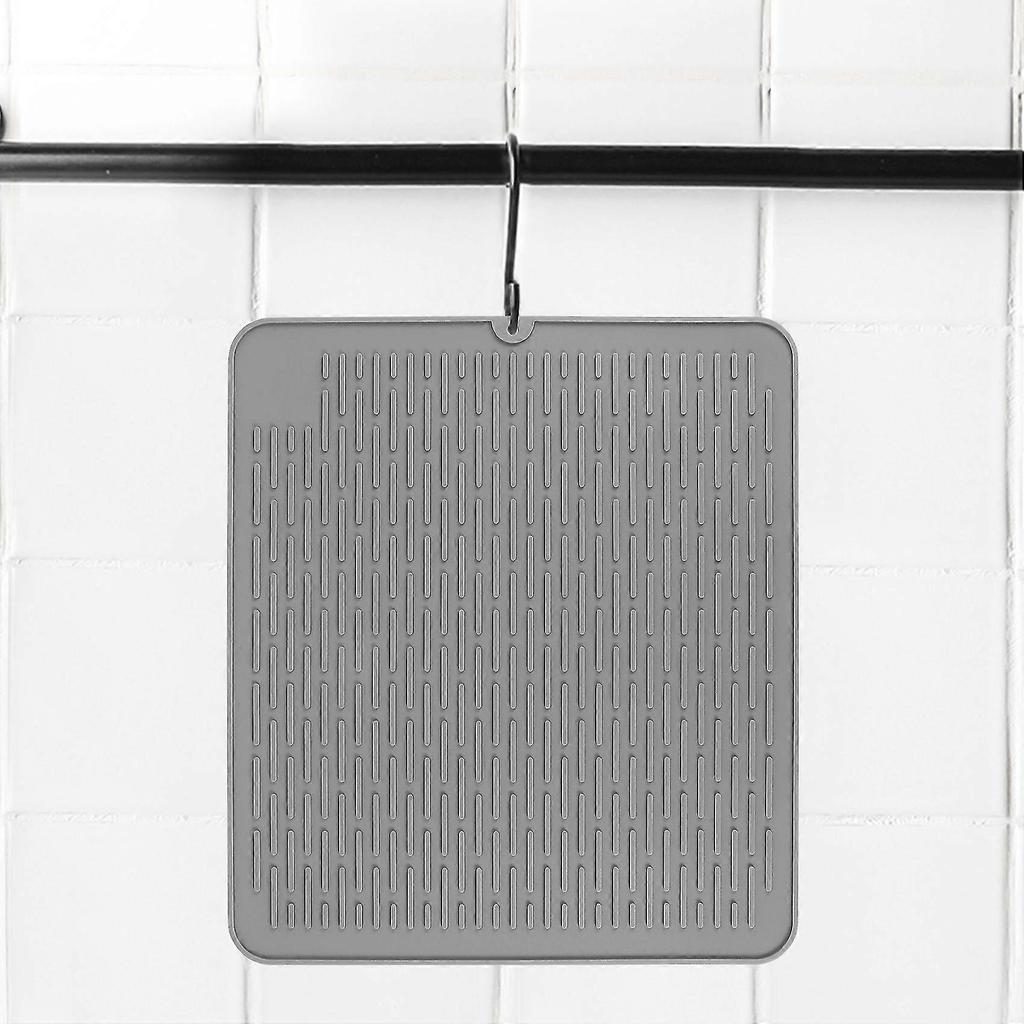 Large Silicone Placemat Dish Drying Mat Kitchen Draining Table Drain Mat Sink Non-slip Pad Durable