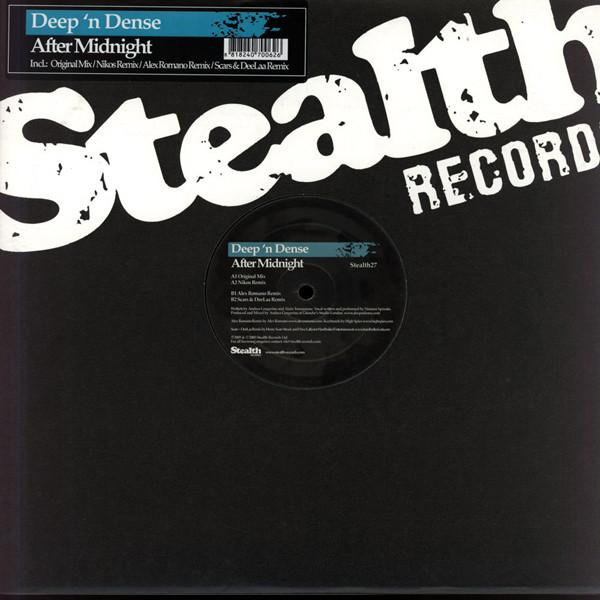 

12inch Record DEEP N DENSE - After Midnight STEALTH27 Stealth Records 2005 Netherland Dance & Electronica Used