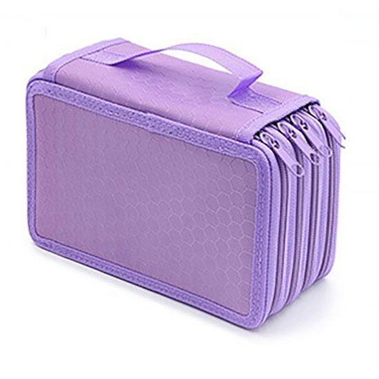 72 Stiftehalter Große Kapazität Federmäppchen Langlebige Stifttasche Tragbare Stifte Tasche mit Griff für Schule Teenager Mädchen Jungen Männer