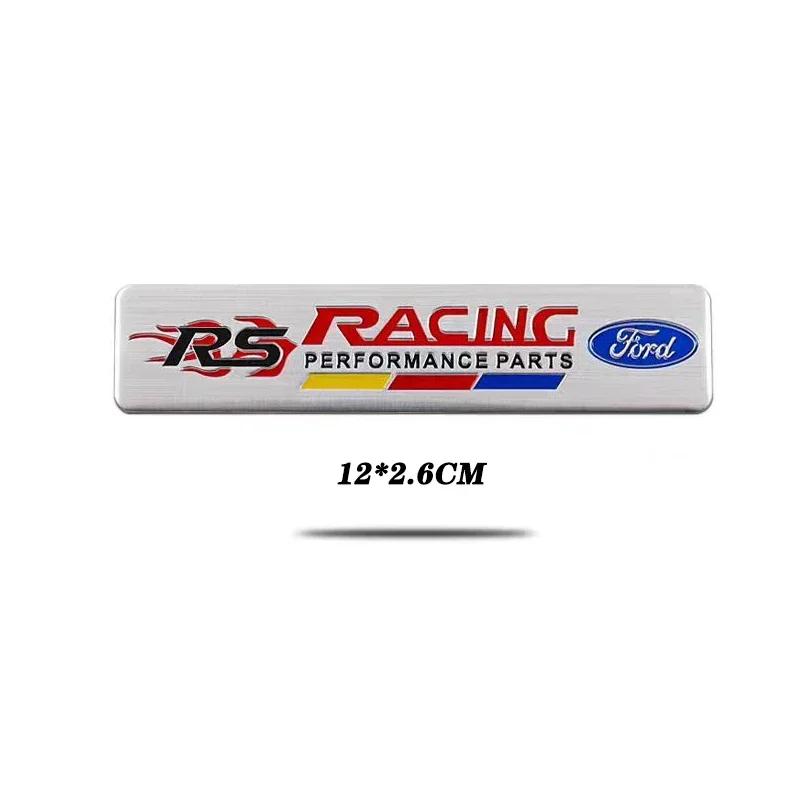 New 2026 Car Sticker For Ford 3D Metal Aluminium Badge Car Body Decoration Sticker Accessories For Ford ST Focus 2 3 Mondeo Kuga