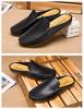 Herren Übergröße Geschlossene Zehenpartie Outdoor-Sandalen: Atmungsaktive & Modische Sommer-Slip-Ons