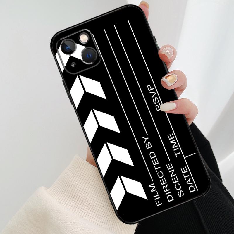 Film Movie Maker Clapperboard Take Phone Case For iPhone 17 Pro Max 16 15 14 11 12 13 Pro Max Mini 15 16 Plus 16e 17 Air Cover