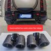 Land Rover Defender 90/110 Quad Carbon Fiber Exhaust Tailpipe Decoration - 007 Black Warrior Edition