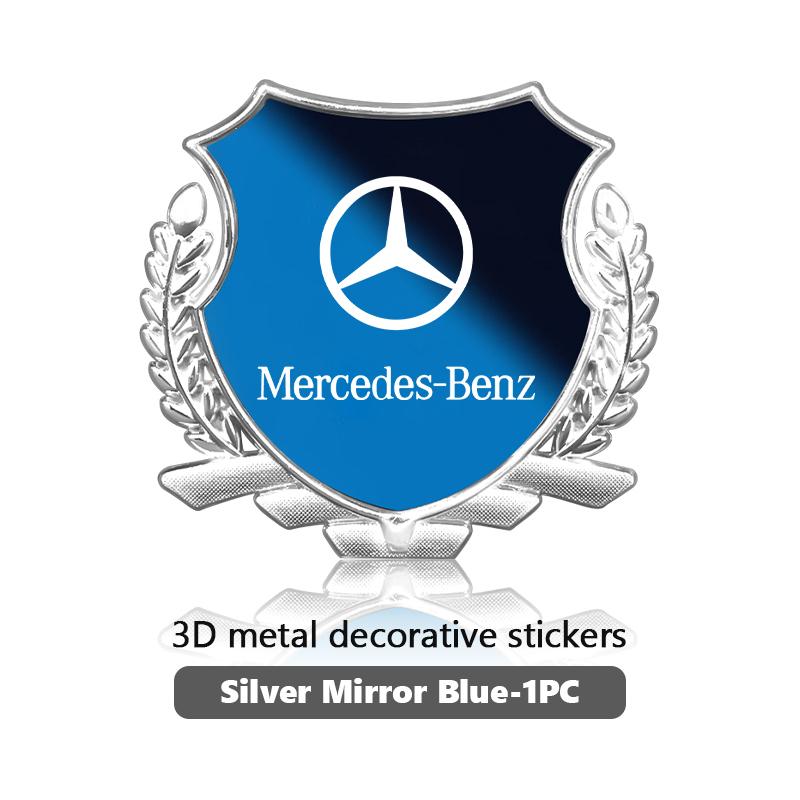 

For Benz 3D Alloy Car Trunk Window Side Emblem Badge Decal Decoration Sticker CITAN VITO SPRINTER CLS SLK Sport ML C200 C260