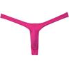 Men's Underwear Thong Contour Pouch Tangas Low Rise Beach Briefs Sexy Man G-string T-Back Underpants Skimpy Silky High Leg Comfy
