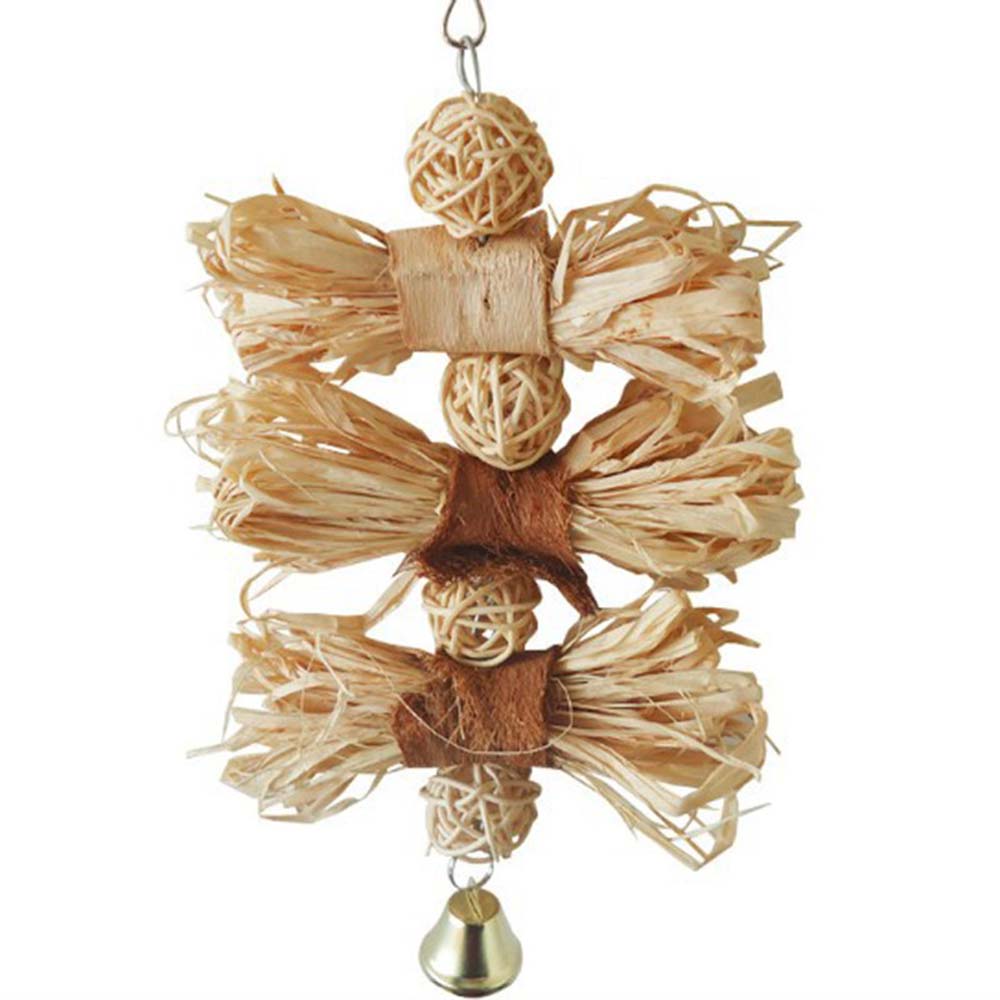 Rattan Training Parrots For Bird Cage Swing Parrot Toys Bird Perch Bird  Supplies Chewing Toy