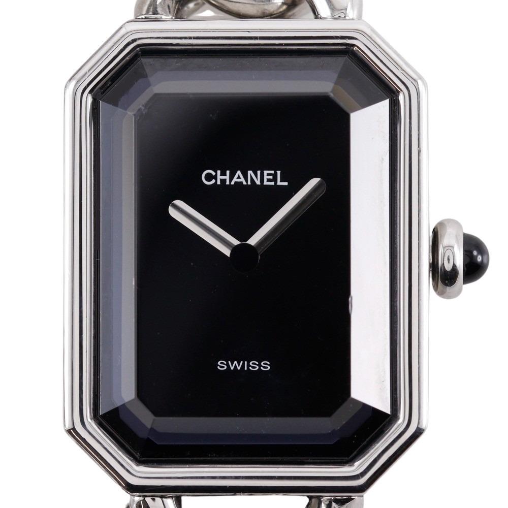 

CHANEL Premiere S Watches H0452 blackDial Stainless Steel Quartz Analog display Women Used