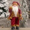 1~4PCS 2026 Christmas Decoration for Home Santa Claus Plush Doll 12in Navidad Party Decor Xmas Ornaments New Year Gift