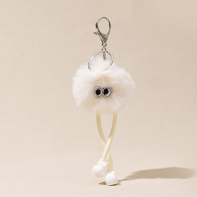 

Плюшевый брелок в виде сажинки из искусственной норки с металлической подвеской