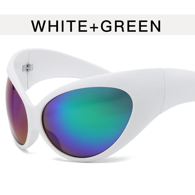 Space Style Designer Sunglasses Men Women Goggle Shape Fishing Bicycling Sun glasses Male Female Punk Y2K Sunglass Men Women