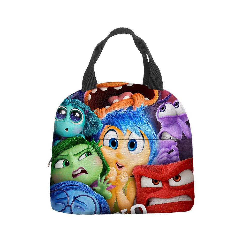 Mind Secret Service 2Inside Out 2 Plush Insulated Lunch Box Bag Portable Foil Ice Bag Picnic Bag