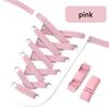 Colorful Magnetic Lock Shoelaces without ties Elastic Laces Sneakers No Tie Shoe laces Kids Adult Wide Shoelace Shoe Accessories