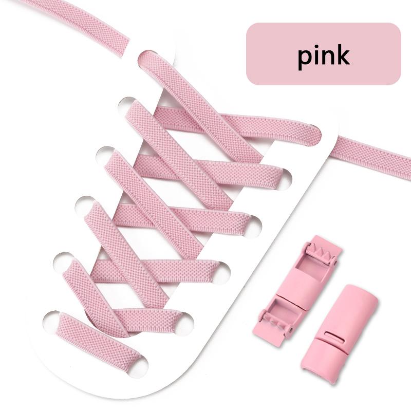 Colorful Magnetic Lock Shoelaces without ties Elastic Laces Sneakers No Tie Shoe laces Kids Adult Wide Shoelace Shoe Accessories