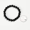 Unisex Black Agate Bracelet - Perfect for Birthdays and Holidays