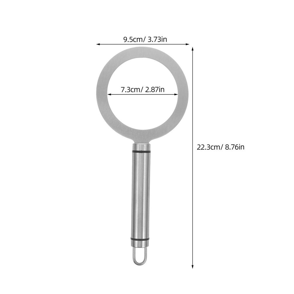 Stainless Steel Brulee Rings Milk Cup Rings Baking Tools for Dessert Shop Milk Tea Making Accessories