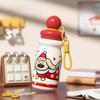 Cartoon Cute Pet Planet Insulated Bottle With Silicone Straw For Kids And Travel