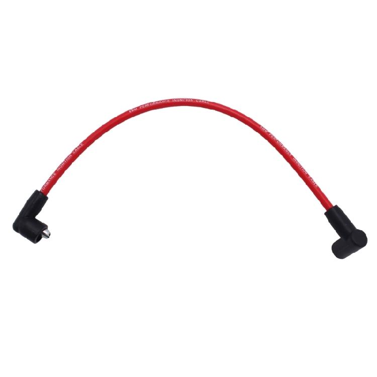 Long Lasting Ignitions Wiring with 90 Degree Designs Heat Resistant Spark Plugs Wires for 4 Cylinders Engine in Vintage Car