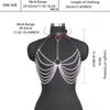 European & American Style Sexy Chest Chain Leather Restraint Choker Nightclub Apparel
