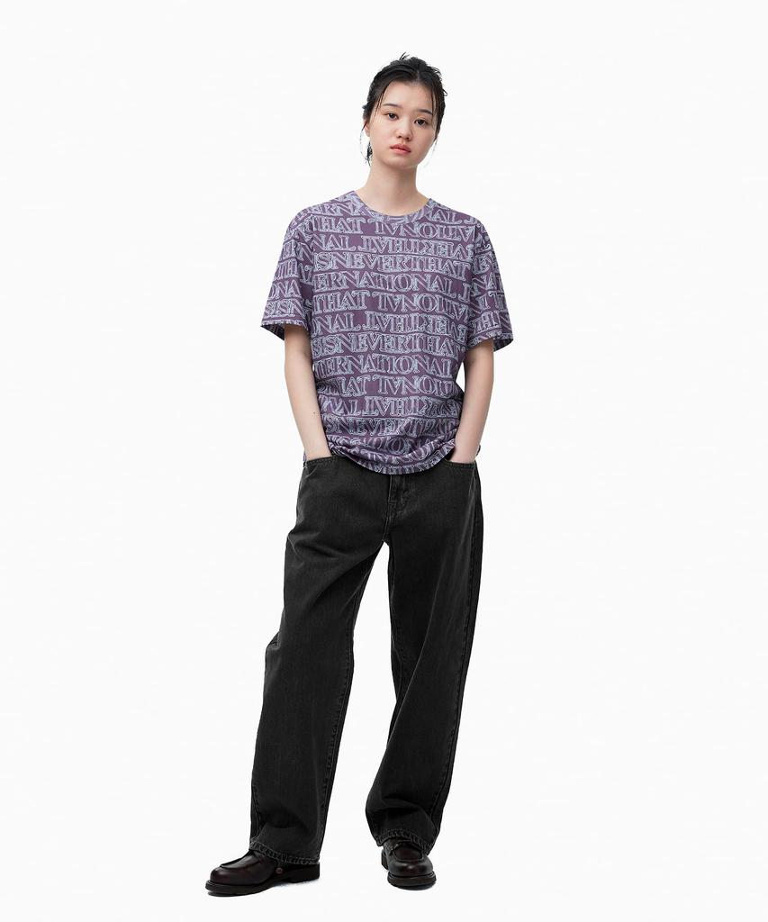 THISISNEVERTHAT Glass Logo Tee Fuchsia