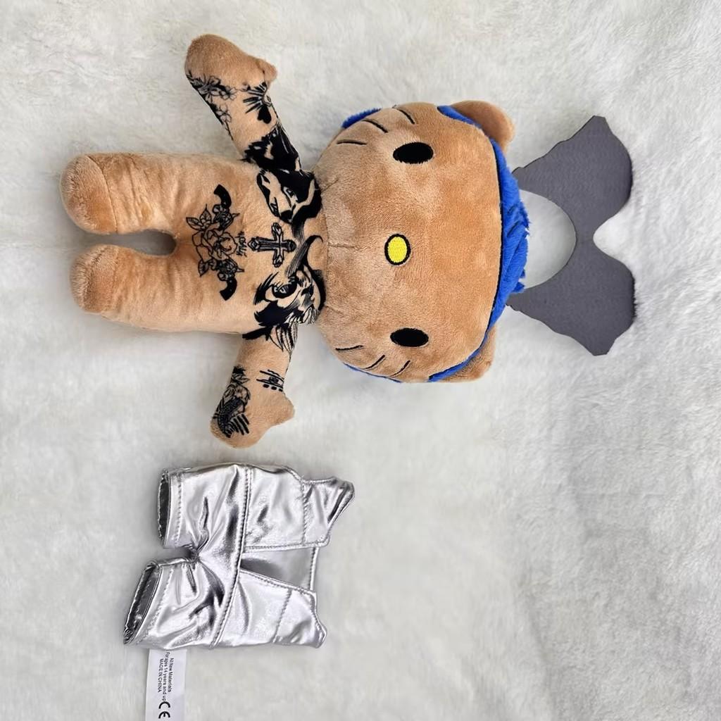 Plush Figure Highquality Silver Short Plush 25cm Gift Perfect