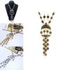 Vintage Coin Tassel Necklace Set With Alloy Gold Silver Finish For Fashion Enthusiasts