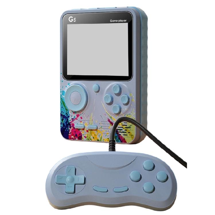 Handheld Multiple Game Device 500 Classical Titles Build in Rechargeable Battery Ergonomic Strong ABS Body for All Ages