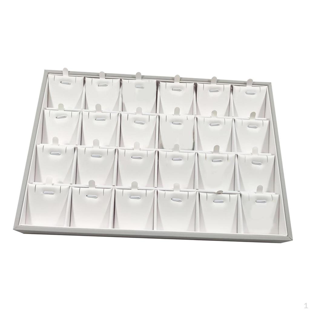 Jewelry Tray Necklace Pendant Display Tray,Organizer Storage Case for Live Broadcasting