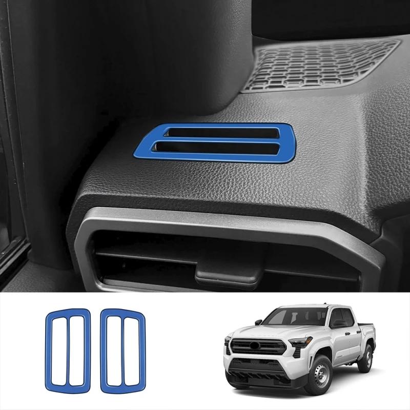 ABS blue For TOYOTA TACOMA 2024 2025 interior Car Accessories door handle window lift switch center control gear shift panle