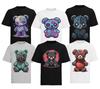 Horror Bears Womens Shirt Halloween Hello Kitty Streetwear Organic Oversized S-XXXL