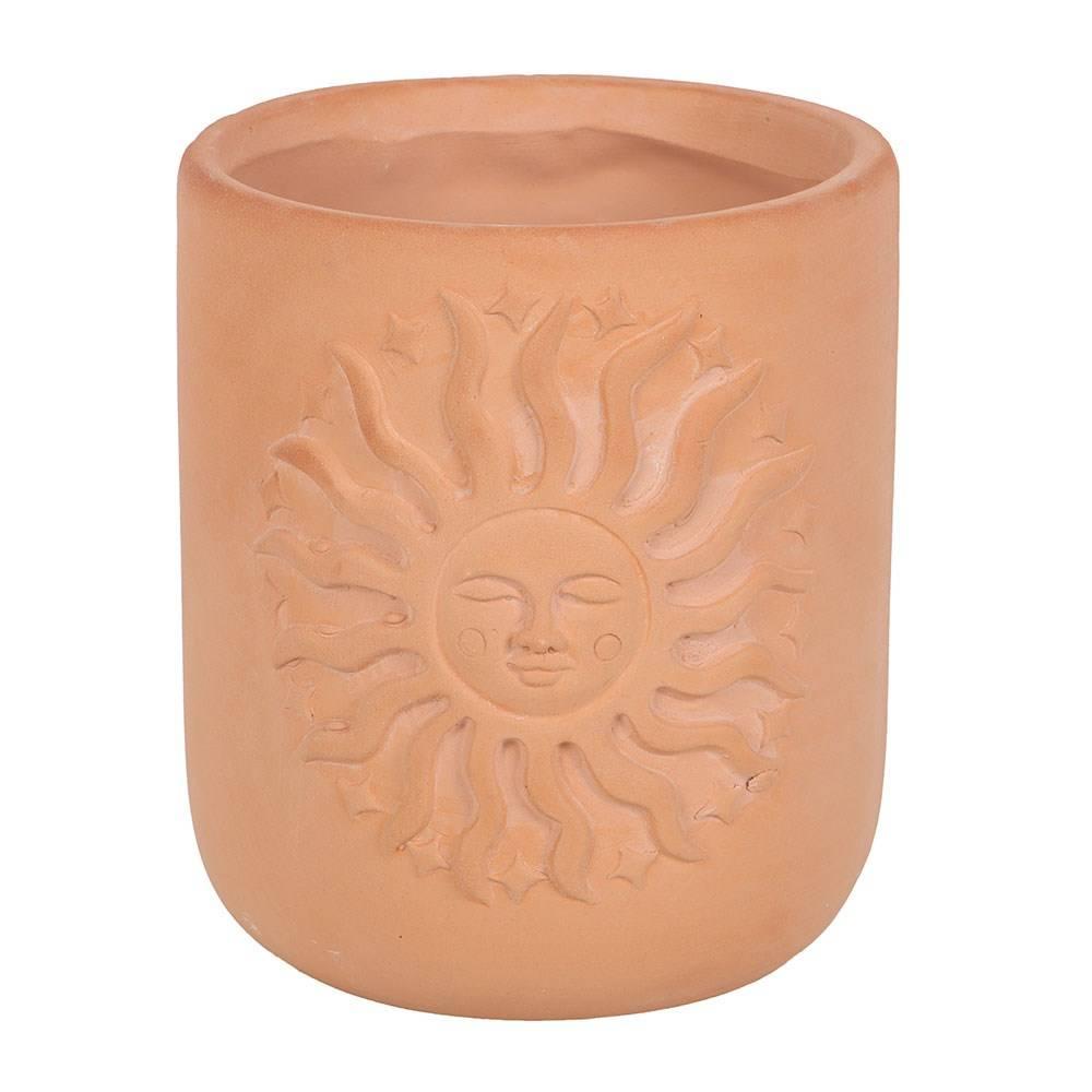 Something Different Sun Terracotta Plant Pot