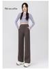 2025 Women's High-Waisted Wide-Leg Sun-Protection Casual Pants with Breathable Fabric and Elastic Waist
