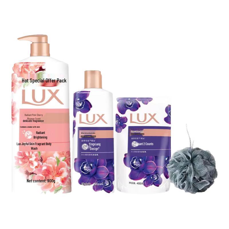 

LUX Shower Gel Bundle: Pink Cherry Blossom & Enchanting Lotus