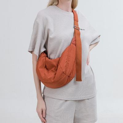 Sommer Neue frauen Tasche Große Kapazität Casual Nylon Umhängetasche Knödel Tasche Hochwertige Einfarbig Schulter Tasche