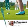 10Pcs Plastic Golf Scoring Pens Wear Resistant Bright Color Lightweight Portable Golf
