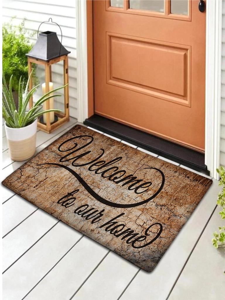 1pc Entrance Doormat, Dirt Resistant Door Mat, Room Decor, Indoor Outdoor Entrance Mat, Non-Slip Area Mat, Bathroom Mat Carpet