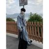 Frühling und Herbst Koreanischer Stil Gewaschene Jeansjacke Herren Neues Design Retro High Street Hübsch Lässig Lockere Jacke Trend