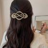1/4Pcs Vintage French Hair Barrette Matte Finish Hair Clips Cross-Shaped Design Hair Styling Tool Hair Accessories