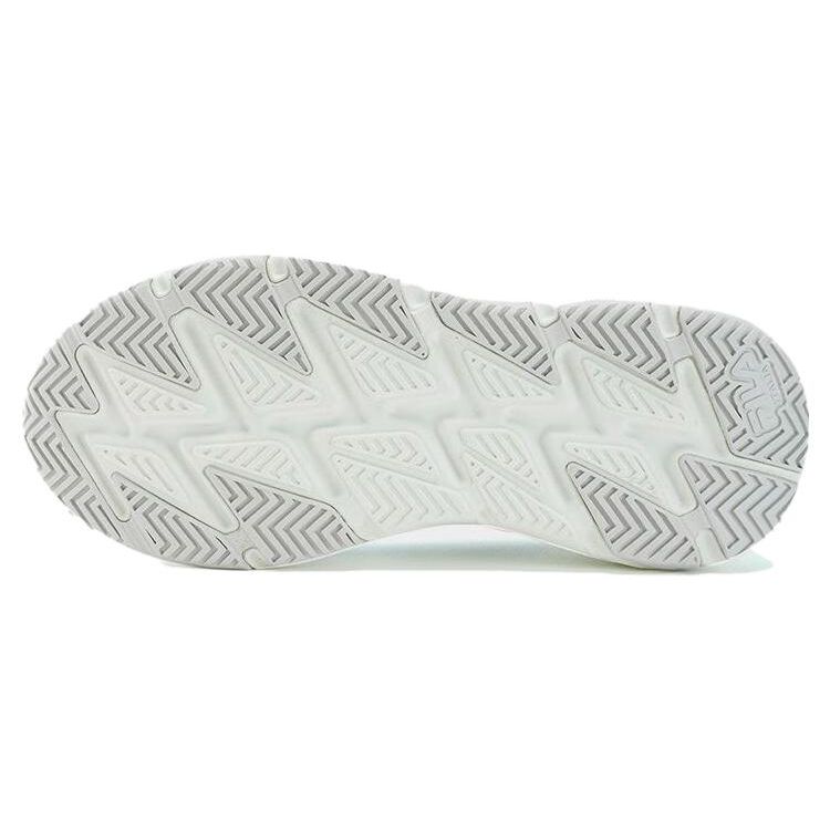 FILA Comfortable Fabric Synthetic Leather Low Top Running Shoes Women Sneakers Gray White F12W332109FNA